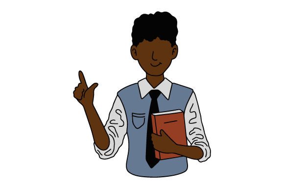 African-American Teacher Male for Crafts & Work