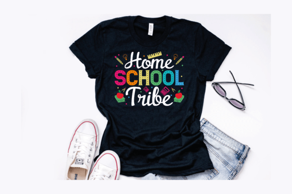 Home School Tribe Teacher Design: Graphics for T-Shirt Designs