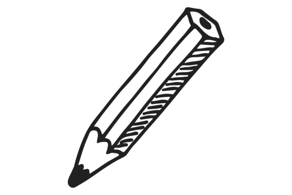 Pencil Icon Doodle: Essential Graphics & Illustrations