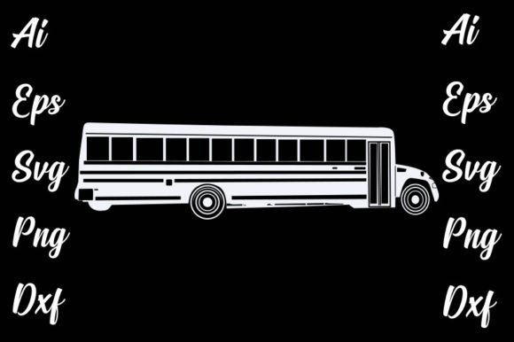 School Bus Vector Art Design for Graphics & T-Shirt Designs