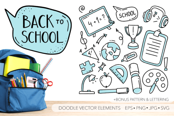 School Doodle Graphics: A Designer's Review of This Illustration Set