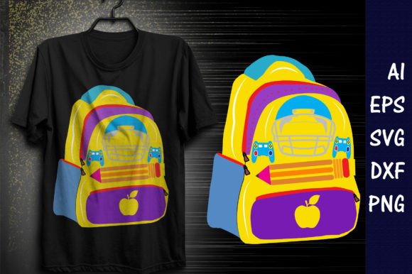 School T Shirt Design: Graphics & Print Templates