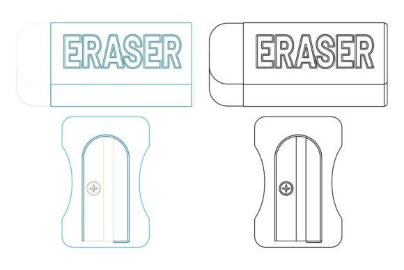 School Tools Bundle Vector Icon Graphics Review