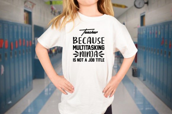 Teacher Ninja Graphics for Bold T-Shirt Designs