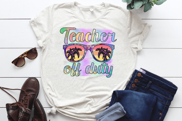 Teacher off Duty Graphics for Print Templates